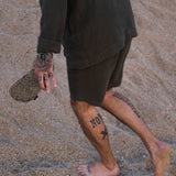 Shorts Linen Ilha Moss