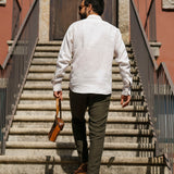 Trousers Linen Ilha Moss