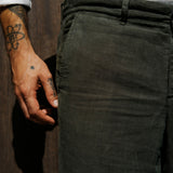 Trousers Linen Ilha Moss