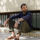 Trousers Linen Ilha Moss
