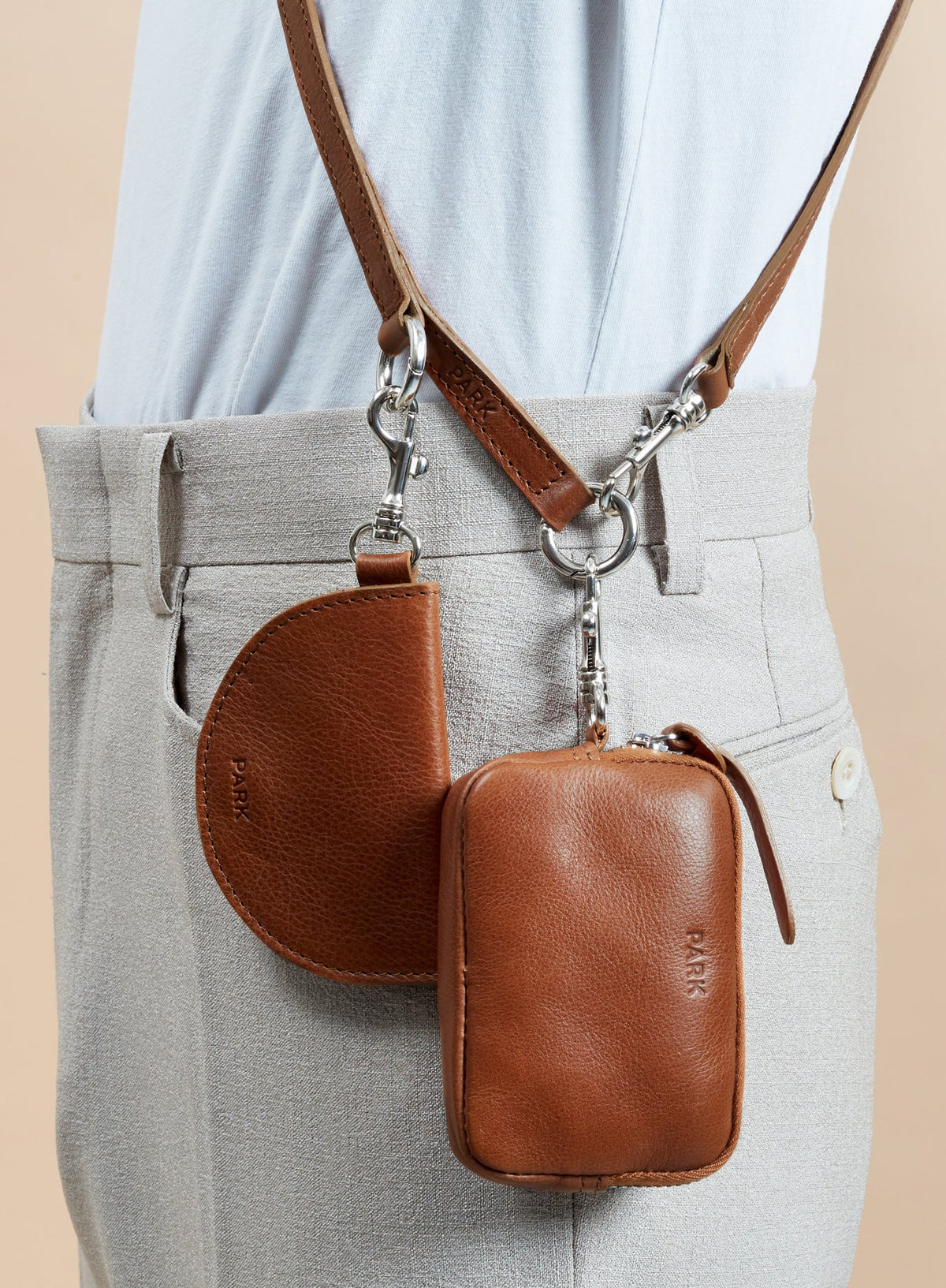 Keychain II by Park Bags brown