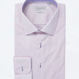 Dress Shirt Rose Contrast Blue Check