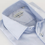 Dress Shirt Blue Contrast Blue Check