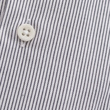 carpasus sustainable organic cotton dress shirt black stripes. Nachhaltiges Carpasus Businesshemd aus Bio Baumwolle Streifen Schwarz