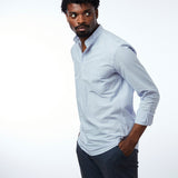 carpasus sustainable organic cotton shirt marzili blue white. Nachhaltiges Carpasus Hemd Marzili Blau Weiss aus Bio Baumwolle