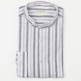 carpasus sustainable organic cotton shirt marzili tricolor blue white red. Nachhaltiges Carpasus Hemd Marzili Tricolor Blau Weiss Rot aus Bio Baumwolle