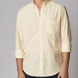 carpasus sustainable organic cotton shirt bernina lemon. Nachhaltiges Carpasus Hemd Bernina Lemon aus Bio Baumwolle