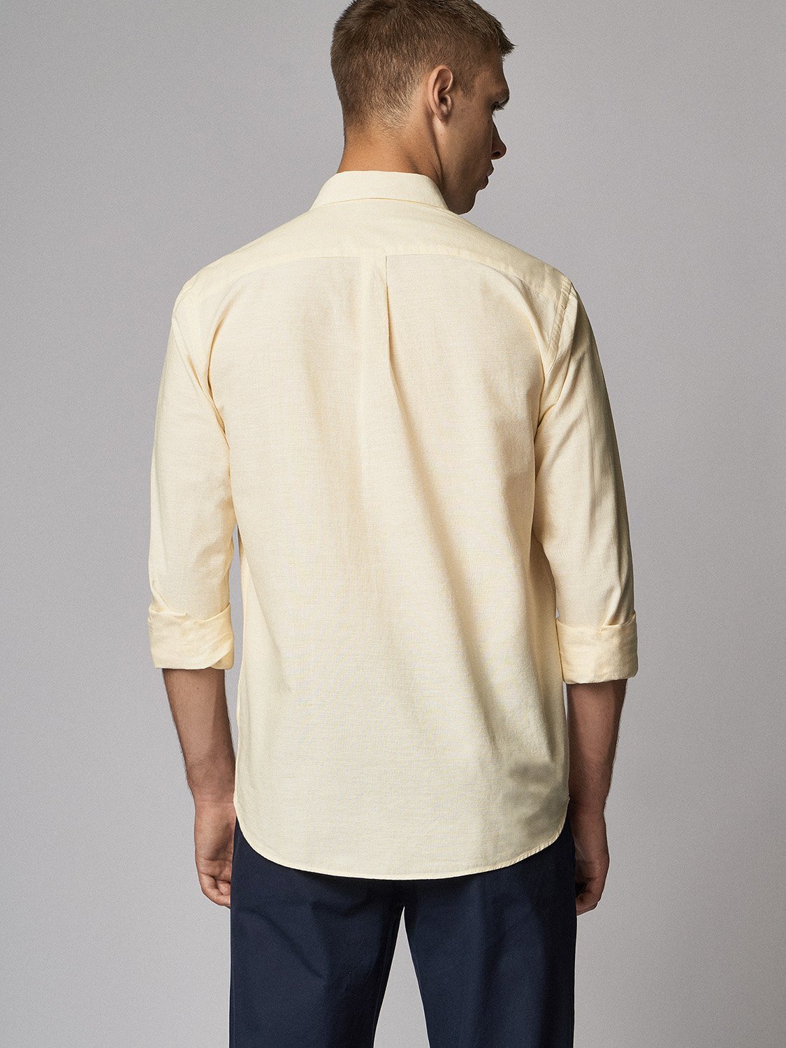 carpasus sustainable organic cotton shirt bernina lemon. Nachhaltiges Carpasus Hemd Bernina Lemon aus Bio Baumwolle