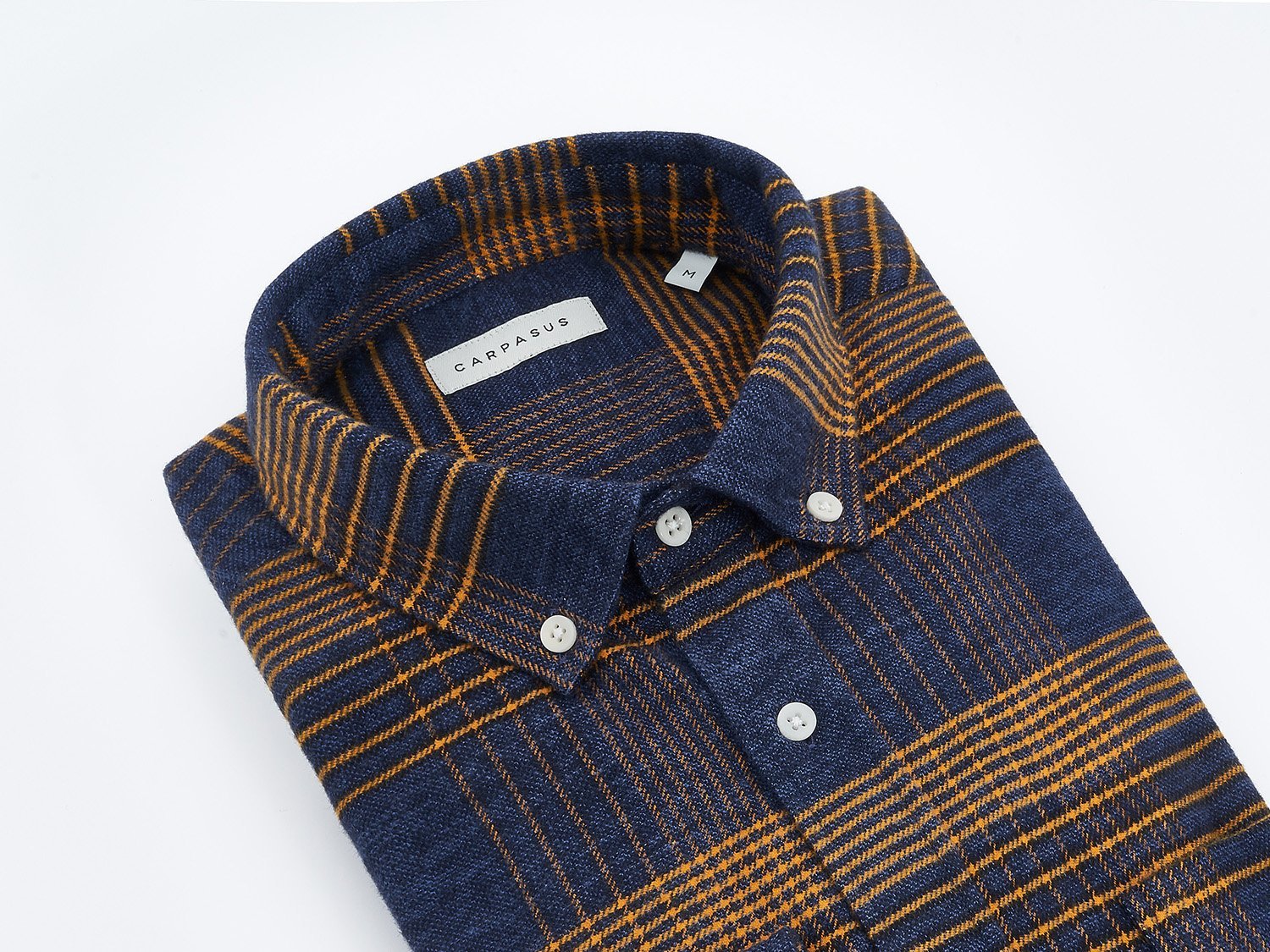 carpasus sustainable organic cotton flanell shirt ursido navy. Nachhaltiges Carpasus Flanell Hemd Ursido aus Bio Baumwolle in Navy