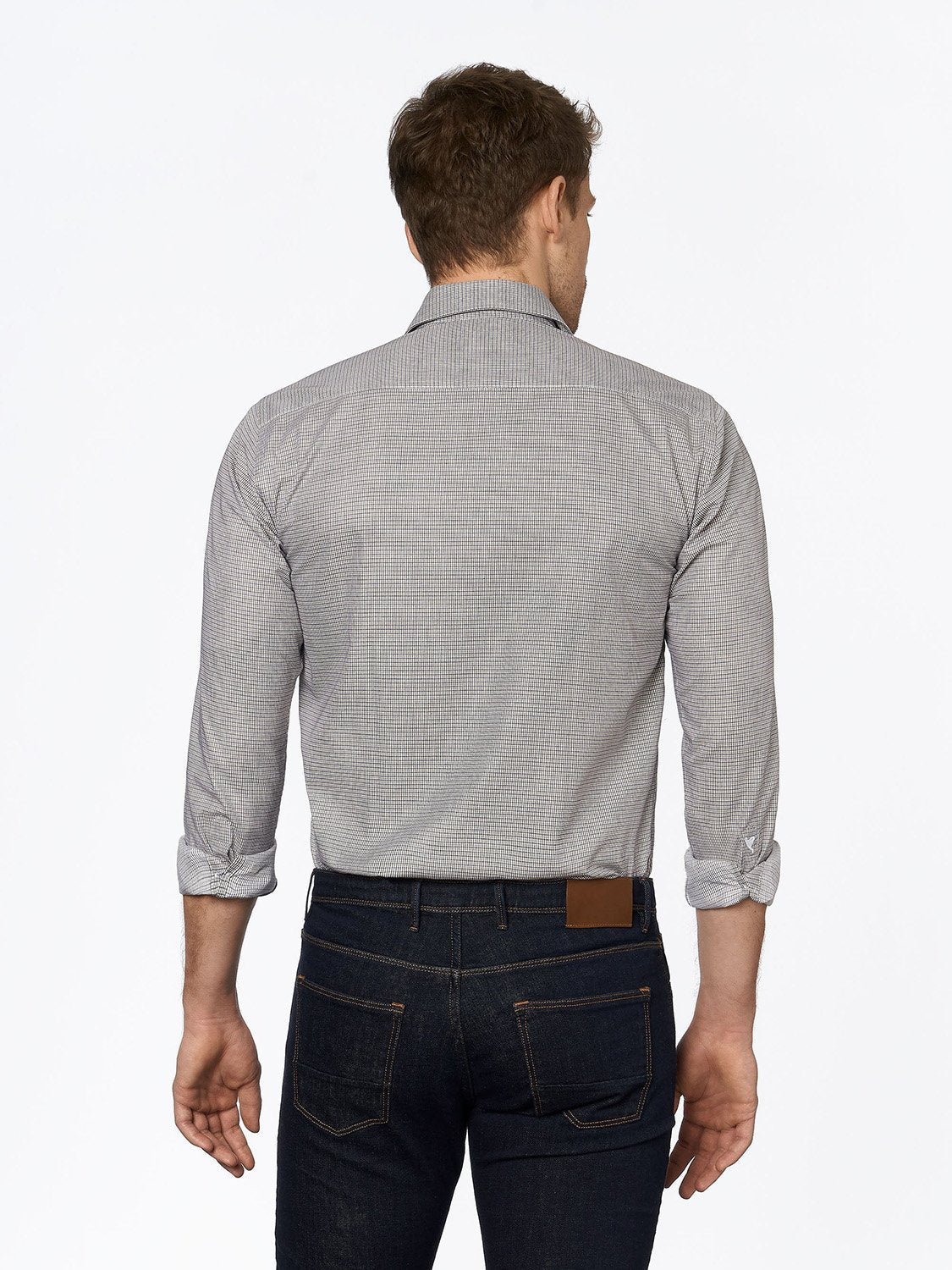 carpasus sustainable organic cotton tailor-made shirt black yellow check. Nachhaltiges Carpasus Masshemd aus Bio Baumwolle in Karo Schwarz Gelb