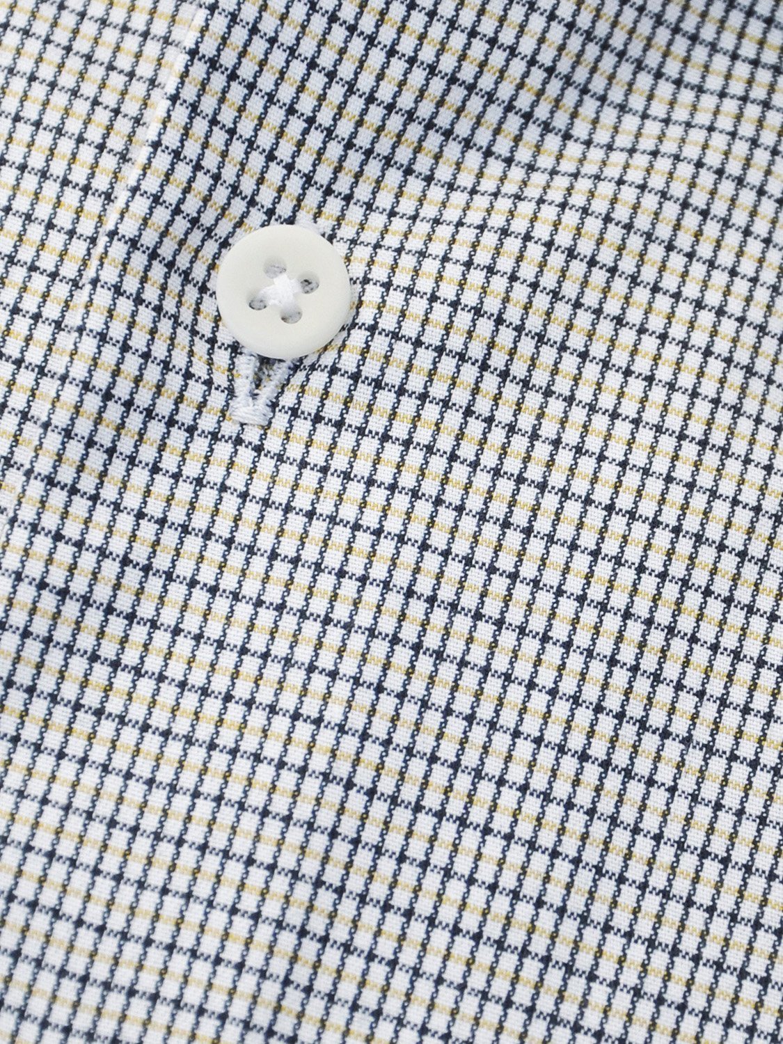 carpasus sustainable organic cotton tailor-made shirt black yellow check. Nachhaltiges Carpasus Masshemd aus Bio Baumwolle in Karo Schwarz Gelb