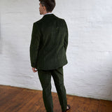 Anzug Casca Sakko Cord Olive