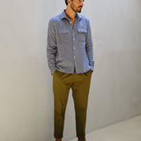 Flannel Shirt Neve Navy