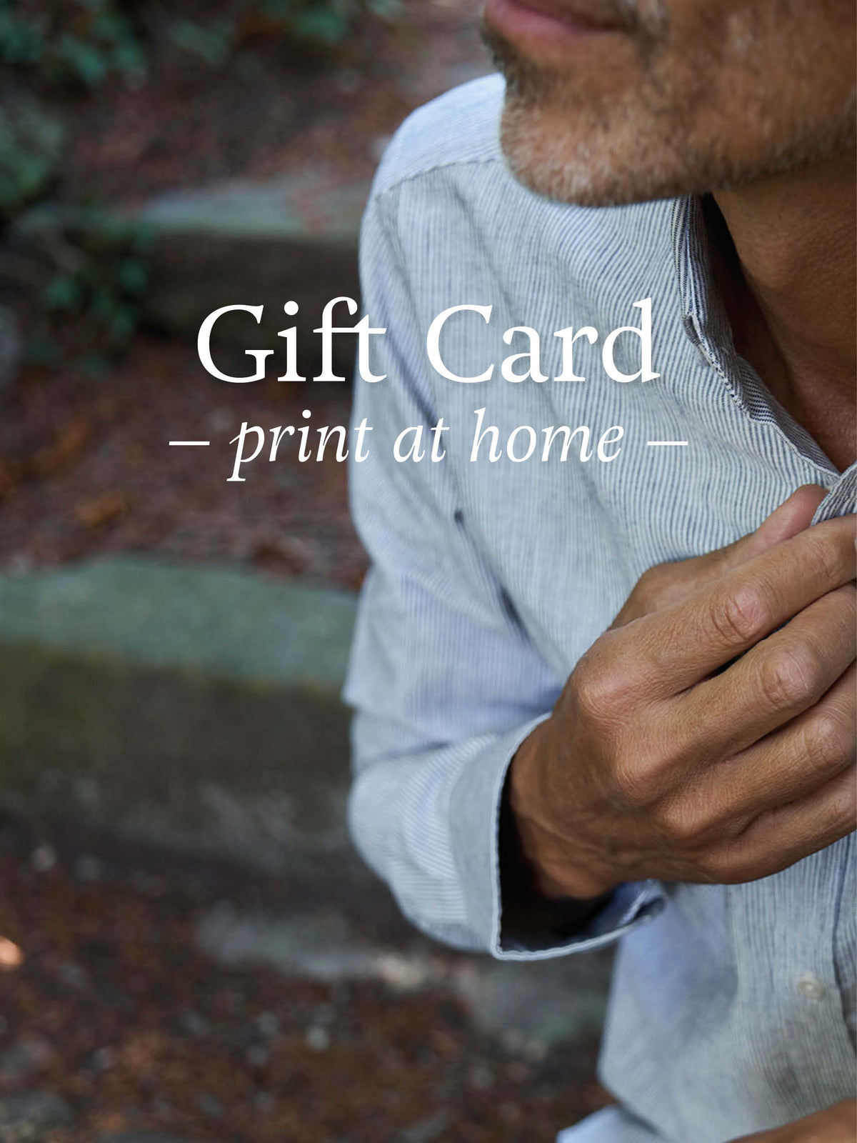 Gift Card &#39;print at home&#39;