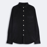 Cord Shirt Via Black