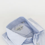 Dress Shirt Blue Contrast Blue Check