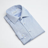 Dress Shirt Slim Fit Dobby Sky