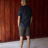 Leinenhemd Kurzarm Maloja Navy