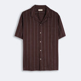 Leinenhemd Milano Burgundy