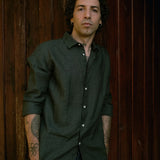 Linen Shirt Verzasca Forest