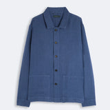 Leinenovershirt Ilha Kobalt