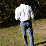 Leinenhemd Verzasca Weiss