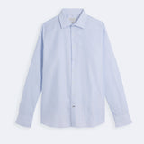 Dress Shirt Slim Fit Stripes Blue/White