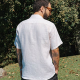 Linen Shirt Short Lido White