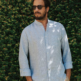 Linen Shirt Lisbon Fino Navy