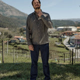 Flannel Shirt Gurin Olive