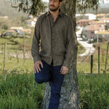 Flannel Shirt Gurin Olive