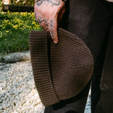 Wool Beanie Rapos Brown