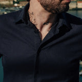 Flannel Shirt Castanio Marine