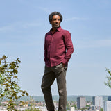 Flannel Shirt Floco Bordeaux