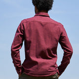 Flannel Shirt Floco Bordeaux
