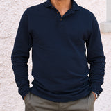 Polo Shirt Cavalo Long Marine