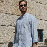 Linen Shirt Lisbon Fino Navy