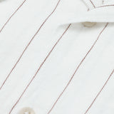 Linen Shirt Short Verita Rust