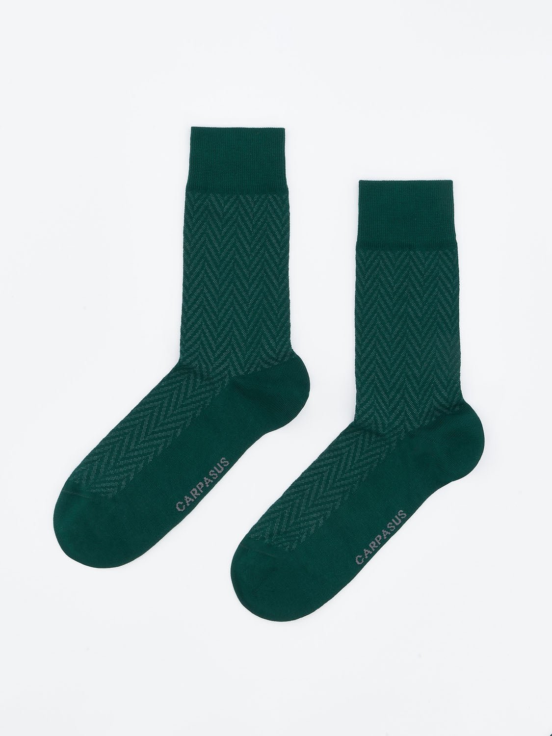 Classy Socks Herringbone Moss