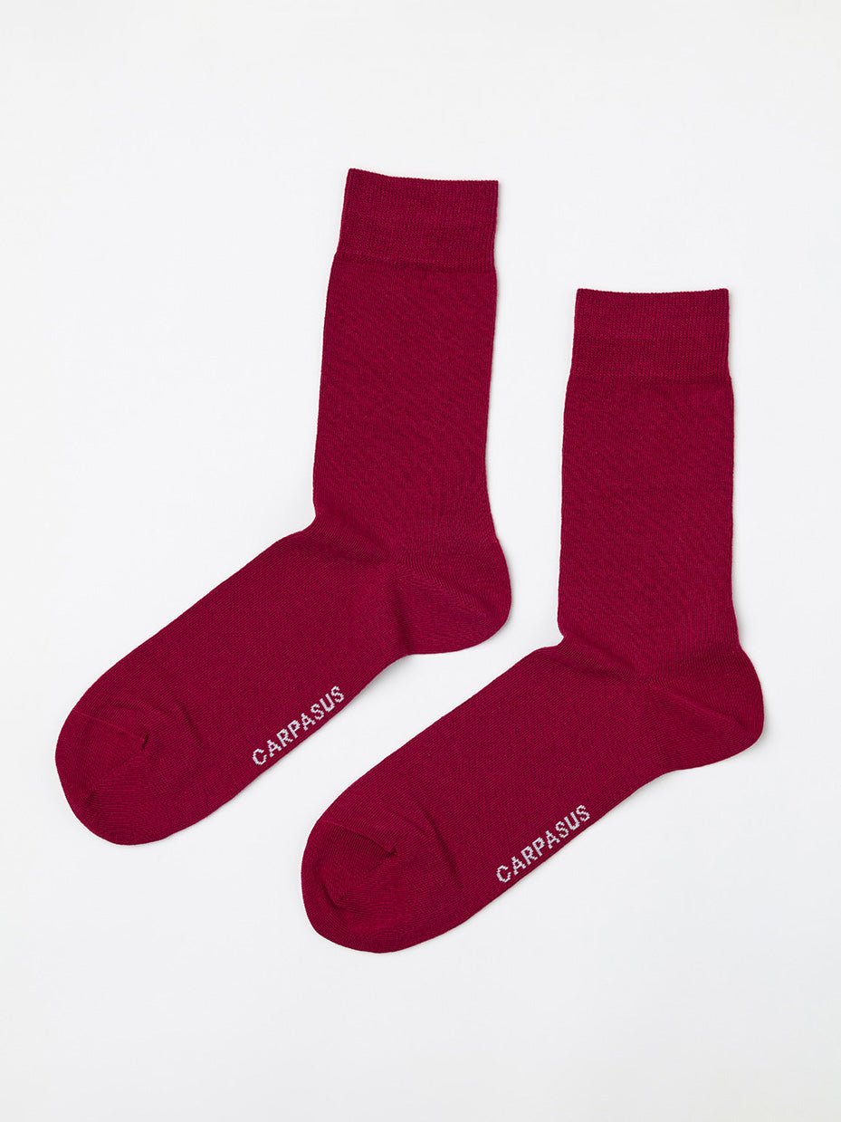 Basic Socks Cherry Red