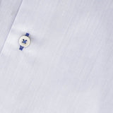 Business Hemd Slim Fit Blau Kontrast Karo Blau