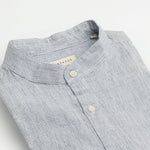 carpasus sustainable organic cotton shirt marzili stripes navy white. Nachhaltiges Carpasus Hemd Marzili Streifen Navy Weiss aus Bio Baumwolle 