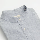 carpasus sustainable organic cotton shirt marzili stripes navy white. Nachhaltiges Carpasus Hemd Marzili Streifen Navy Weiss aus Bio Baumwolle 