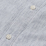 carpasus sustainable organic cotton shirt marzili stripes navy white. Nachhaltiges Carpasus Hemd Marzili Streifen Navy Weiss aus Bio Baumwolle 
