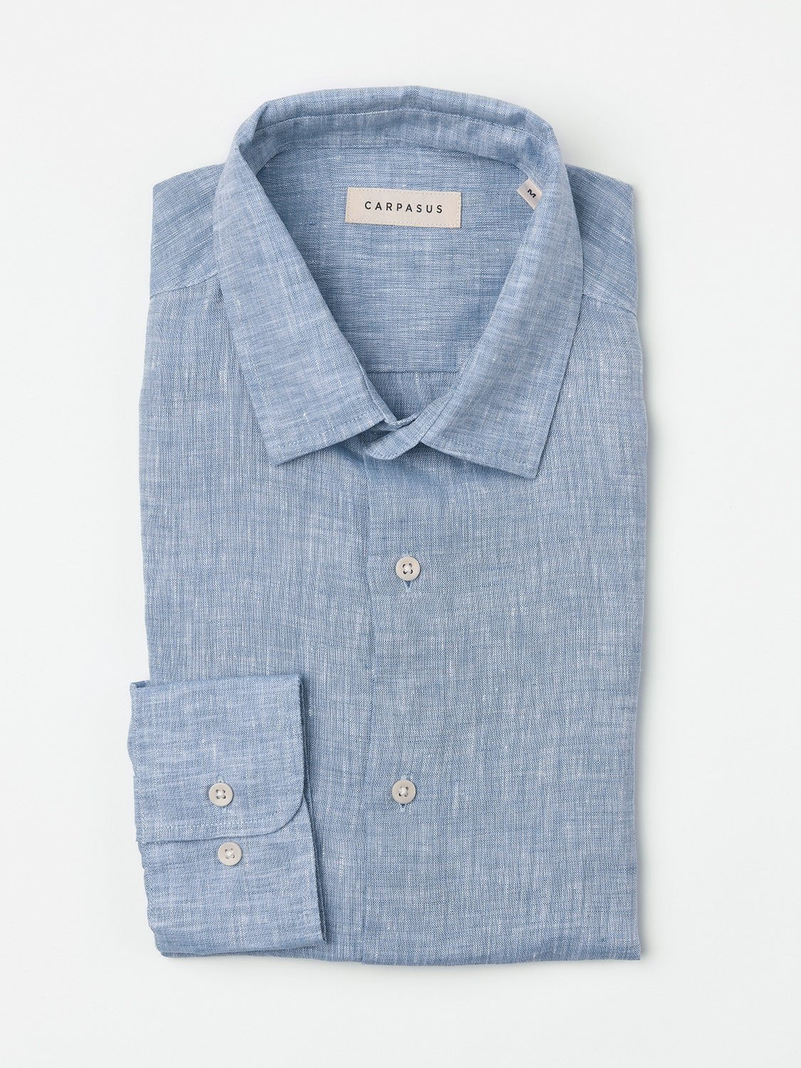 Tailor-made Linen Shirt Sky