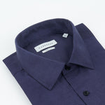 carpasus sustainable organic cotton dress shirt dark blue. Nachhaltiges Carpasus Businesshemd aus Bio Baumwolle in Dunkelblau