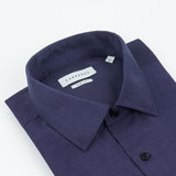 carpasus sustainable organic cotton dress shirt dark blue. Nachhaltiges Carpasus Businesshemd aus Bio Baumwolle in Dunkelblau
