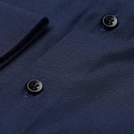 carpasus sustainable organic cotton dress shirt dark blue. Nachhaltiges Carpasus Businesshemd aus Bio Baumwolle in Dunkelblau