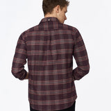 carpasus sustainable organic cotton flanell shirt abies bordeaux. Nachhaltiges Carpasus Flanell Hemd Abies Bordeaux aus Bio Baumwolle 