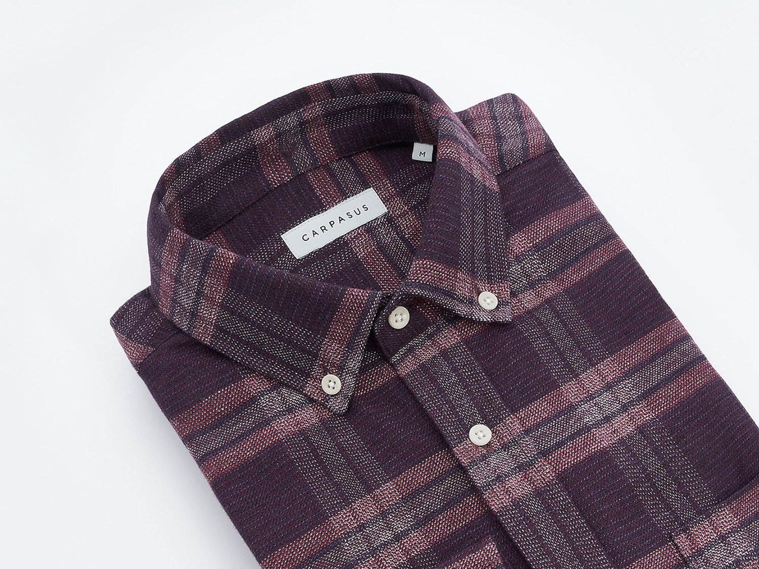 carpasus sustainable organic cotton flanell shirt abies bordeaux. Nachhaltiges Carpasus Flanell Hemd Abies Bordeaux aus Bio Baumwolle 